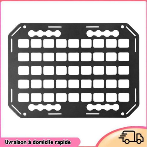 Panneau Molle - Aluminium 280x388x2 mm - Pour Rails En L - Organisation De Camion Et Véhicule - 1 Pièce (1/4)