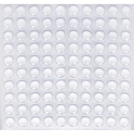 100 patins en caoutchouc, amortisseurs pour meubles, autocollants, transparents, protecteurs, coussinets pour meubles et tiroirs (1/5)