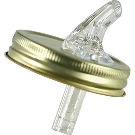 Couvercle Verseur - 70 mm - En Fer-Blanc Acrylique Silicone Alimentaire - Pour Bouteilles et Récipients Cuisine Restaurant Bar Extérieur - 1 Pièce (1/5)