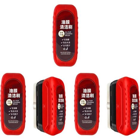 Toallitas limpiadoras de película de aceite en cristales, cepillo para limpiar ventanas de coche, cepillo para eliminar la suciedad del espejo retrovisor (1/4)
