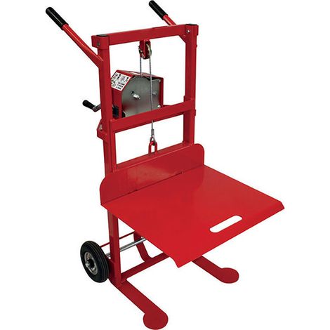 Carrello elevatore con piattaforma rimovibile - Ruote gonfiabili - 150 kg - 300209-PG