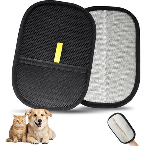 Épilateur pour Animaux de Compagnie, Gants électrostatiques d'épilation pour Animaux de Compagnie, Épilateur de canapé réutilisable pour Chats et Chiens, Meubles, Tapis, Rideaux - 1Pcs (1/5)
