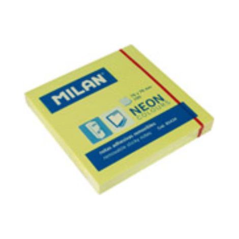 Notas Adhesivas Milan Amarillo 76 x 76 mm (10 Unidades)