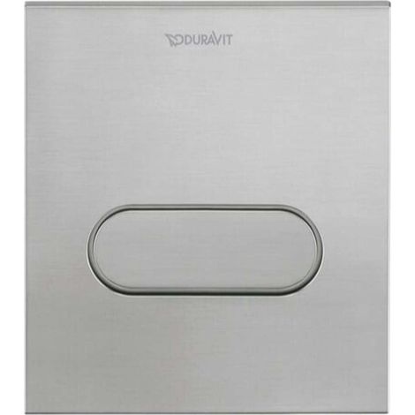Plaque de commande DURASYSTEM A1 130x150mm pour urinoir KS ES brossé (1/2)
