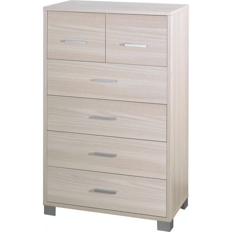 Mobile 4 + 2 Cassetti 70L x 41P x h112 – Finitura Olmo Chiaro – Sarmog (1/5)