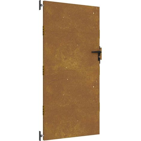 Maison Exclusive - Gartentor 85x200 cm Cortenstahl (1/5)