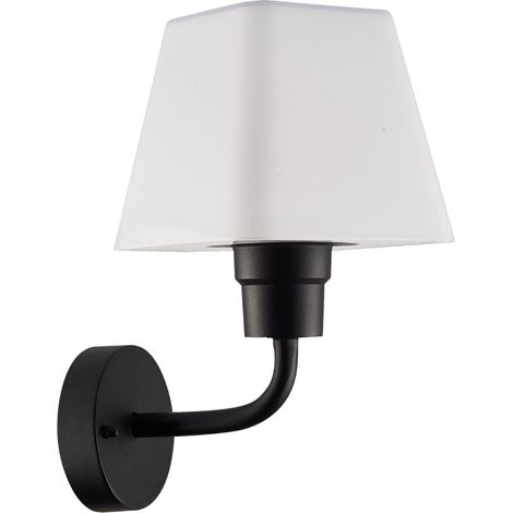 Applique esterno GIZA 312259 E27 IP44 bianco/nero Polux (1/5)