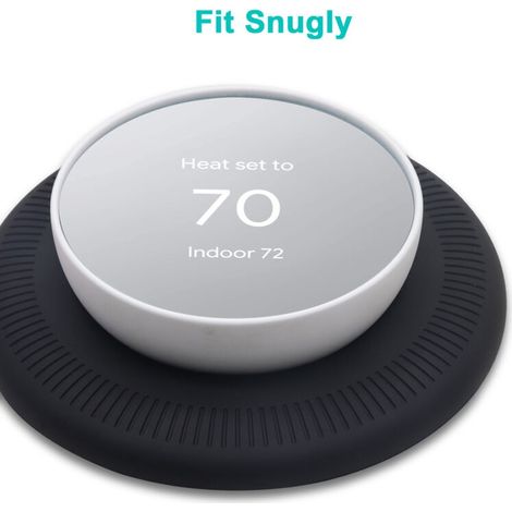 Couvercle de plaque murale de remplacement pour Thermostat Nest, en Silicone souple, résistant à l'usure, Installation facile, accessoire de support (1/5)