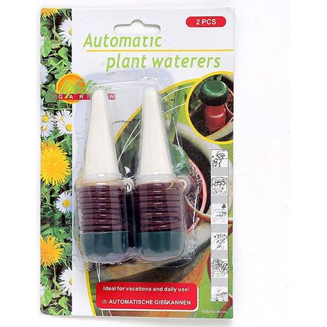 2 Pack Automatic Plant Watering Devices, Ceramic Slow Release Self Watering Spikes for Potted Plants, Indoor and Outdoor Use, 70cm Tube (1/5)