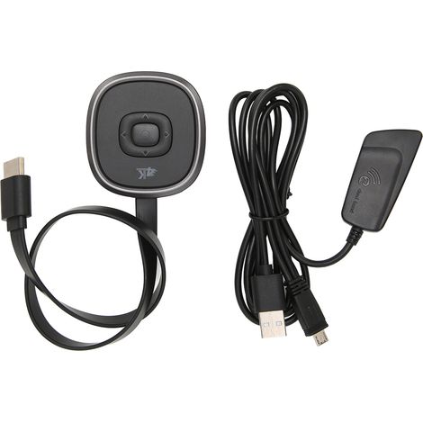 Adaptateur WiFi sans fil 2,4G/5G 4K sans délai, récepteur pour projecteurs et écrans, alimentation 5V 2A, noir (1/5)