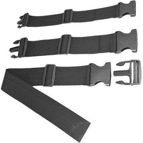 Lot de 3 rallonges de sangle de ceinture avec boucle et ceinture réglable (1/4)