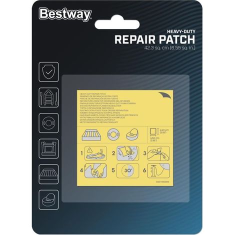 Bestway Patchs de réparation auto-adhésifs pour piscine paquet de 10 Bestway