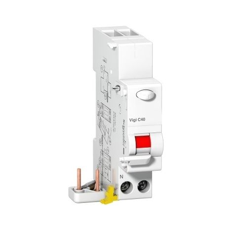 Schneider A9N19460 Earth Leakage Circuit Breaker VIGI DT40 1P+N 25A 30 ASI