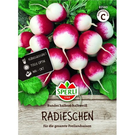 Sperli Radieschen Rundes halbrot-halbweiß - 1 Portion