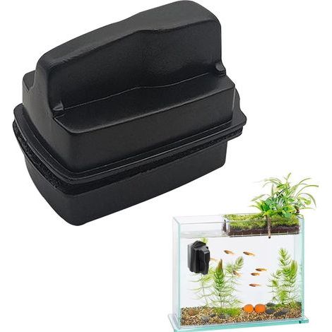 Magnetic Aquarium Cleaner, Aquarium Accessories, Glass 0.5cm, S (1/5)