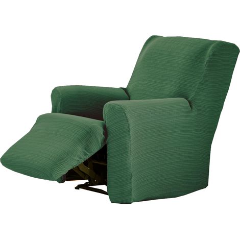 Housse de Fauteuil de Relaxation élastique en Jacquard, réglable, Respirante et Anti-Usure, Facile à Mettre et à enlever, Vert