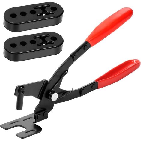 Auspuffaufhänger Set 4 Loch Gummi Universal Entfernungszange 10 Zoll (1/5)