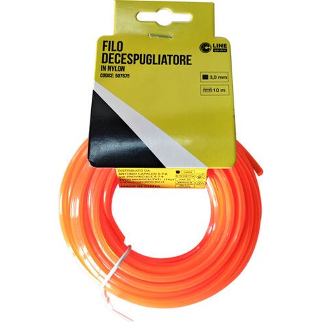 C FILO DECESPUGLIATORE QUADRO ORANGE-S MM3.0X10MT- 1,0 pz