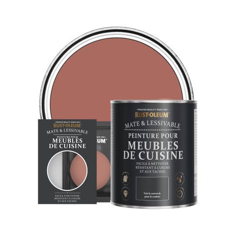 Peinture pour Meubles de Cuisine, Finition Mate - Saumon (1/3)