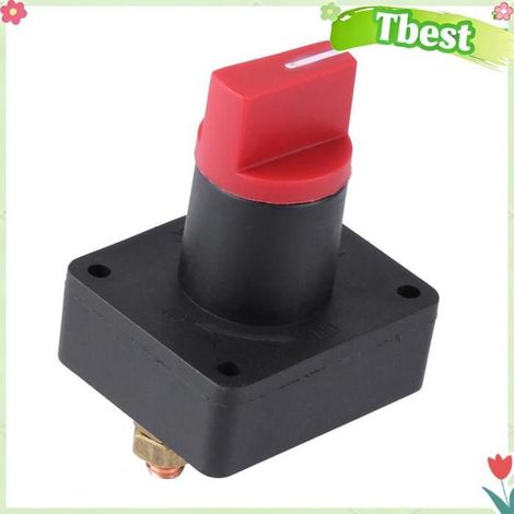 Isolateur de Batterie de Bateau, Camion de Voiture 300A, Interrupteur de Déconnexion pour RV Yacht 6mm 100% Neuf (1/4)