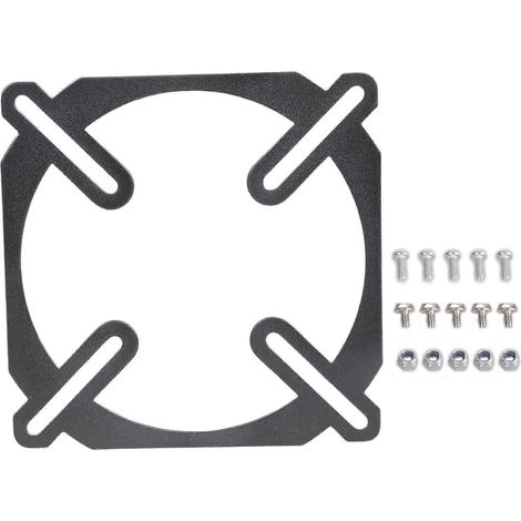 Support universel en métal pour ventilateur PC, remplaçant les radiateurs endommagés. Assure un positionnement sûr et stable. Multicolore (14). (1/5)