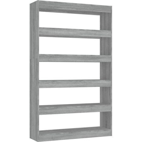 Maison Exclusive - Estantería/divisor espacios gris Sonoma 100x30