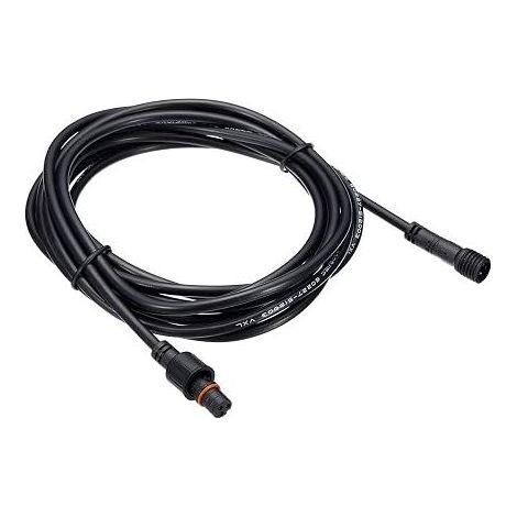 PATIKIL Câble d'Extension à 3 Broches 3 Mètres, 22AWG, IP67 Noir