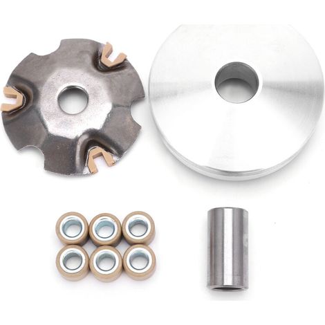 Jeffergarden Ensemble complet de variateur de remplacement de roue d'entraînement à rouleaux pour Scooter GY6 50cc 80cc 139QMA 139QMB-DOU