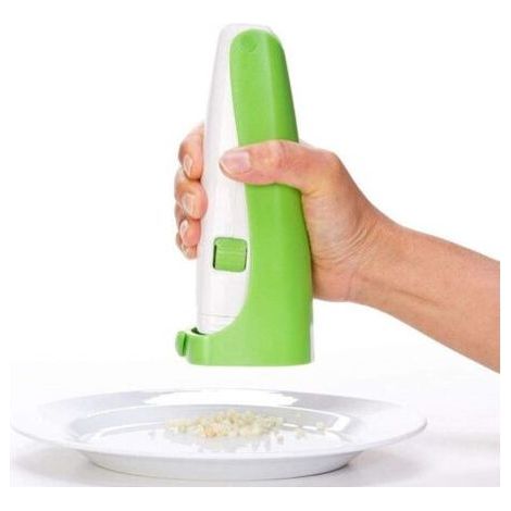 Coupe-ail, Concasseur d'ail, Coupe-Cube Magic Garlic, Squeeze Garlic Cuber (1/5)