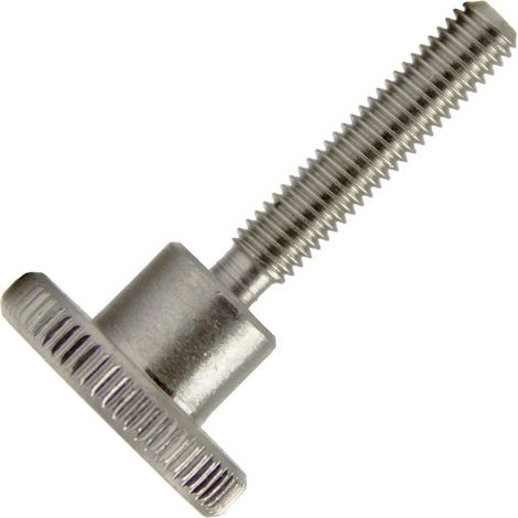 Vis moletées M3x20 à profil haut DIN 464 en acier inoxydable A1, lot de 5 (1/4)