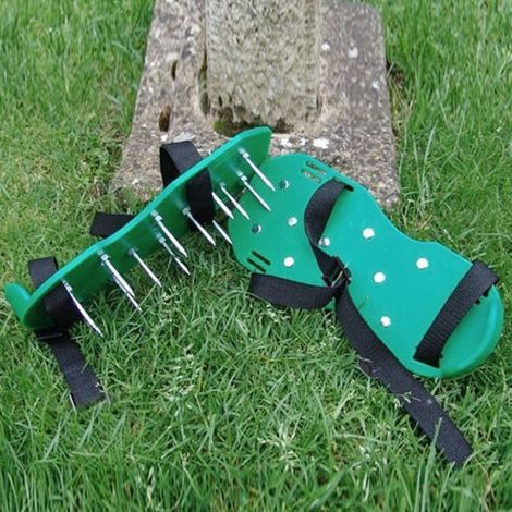 Garten- und Rasenlüfterschuhe, Rasenbelüftungsstäbchen-Sandalen (1/5)