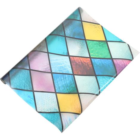 Adhsif pour Vitres Effet Vitrail 0445 X 2 M Rouleau Film (1/5)