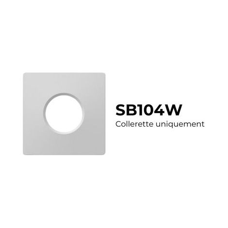 Collerette Blanche - Carrée magnétique pour TWO et CANIS - SB104W - SOLUM