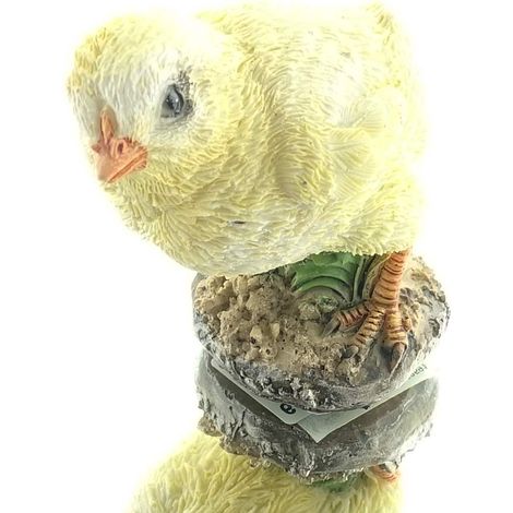 Kaemingk Oster-Deko Küken Gelb nach links schauend 7,5 cm - Polyresin (1/3)