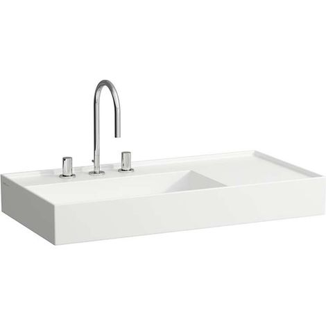 LAUFEN Kartell lavabo, 3 agujeros para grifo, sin rebosadero, (1/5)