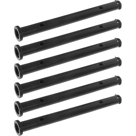 Axes de Charnière pour Couvercle de Poubelle 6 Pièces en Plastique Noir Pièces de Liaison pour Bac Extérieur, Installation Facile et Fiable, Usage Jardin et Dehors (1/5)