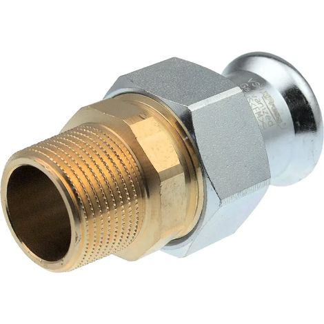 VSH XPress C-Stahl Durchgangsverschraubung i/a 42xR1 1/2" Typ C1435, 6207234