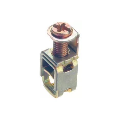 Hager Erdungsklemme für Leitungen bis 10mm² L4187CHRO (1/2)