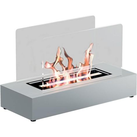 Idralite – Cheminée bioéthanol de table Cremona 1,5 kW – Dimensions 220 x 400 x 200 mm – Réservoir 1 L – Pour espaces intérieurs (1/4)