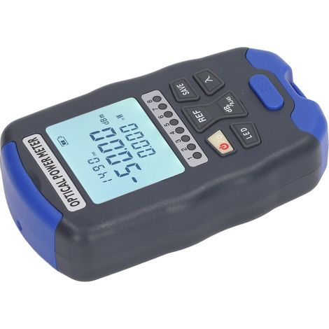 Compteur de puissance optique 3-en-1, 850-1650nm, LED rechargeable, mesure -70 à +10 dBm, testeur fibre optique portable (1/5)