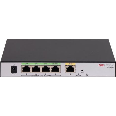 Conmutador de punto de acceso Ethernet POE de 5 puertos con velocidad de 10/100 Mbps HIKVISION DS-3WG105GP-SI