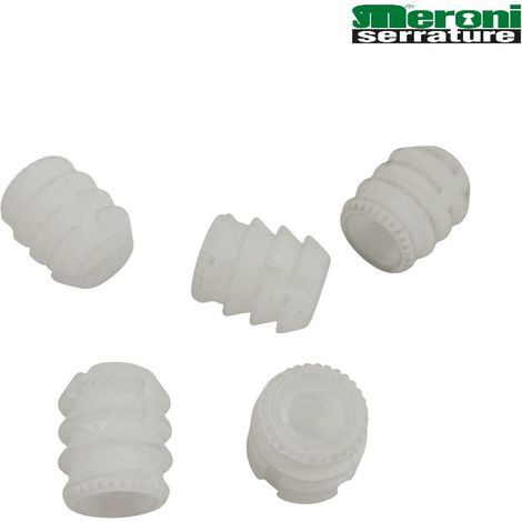 BUSSOLA MERONI ART. 857 ALLOGGIAMENTO PER PERNO ASTE ROTANTI IN NYLON BIANCO (1/2)