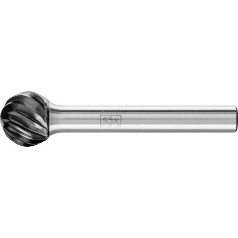 PFERD TOOLS Hartmetall Hochleistungsfrässtift INOX Kugel KUD Ø 12x10mm Schaft-Ø 6 mm HICOAT für Edelstahl