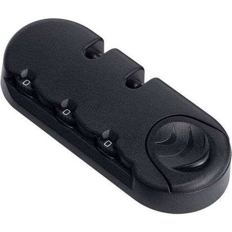 1 pièce noir 3 chiffres combinaison cadenas pour voyage bagages valise Code serrure fixe serrure antivol sac accessoires
