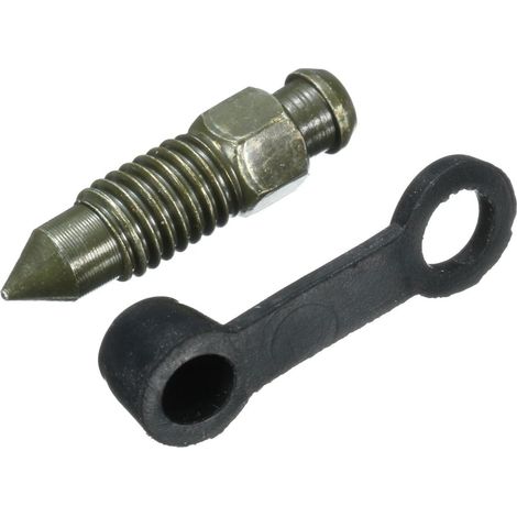 Capuchon Anti-poussière de Mamelon vis Purge d'étrier Frein M8 x 1.25Mm pour Le vélo Moto -