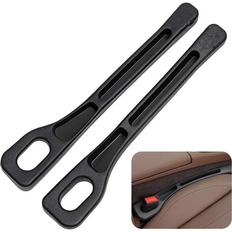 Universal Car Seat Storage Box Organizer for Small Objects Mobile Phones Black Synthetic Leather Fits Cars, SUVs and Trucks (1/5)