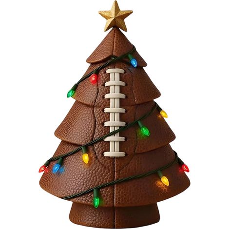 Weihnachtsbaum aus Kunstharz mit bunten Lichterketten - Café