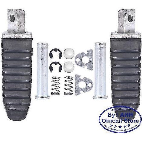 Paar klappbare Fußrasten aus Aluminiumlegierung, rutschfest, schwarz, CNC-gefräst, für Suzuki GSF400 74A – hinten (Paar) (1/5)