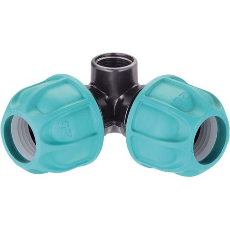CLABER - RACCORDO A GOMITO DN. 25 MM FILETTO 1/2" F 90427