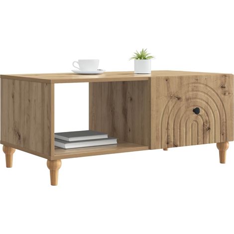 Maison Exclusive - Couchtisch Artisan-Eiche 90 x 50 x 40 cm Holzw
